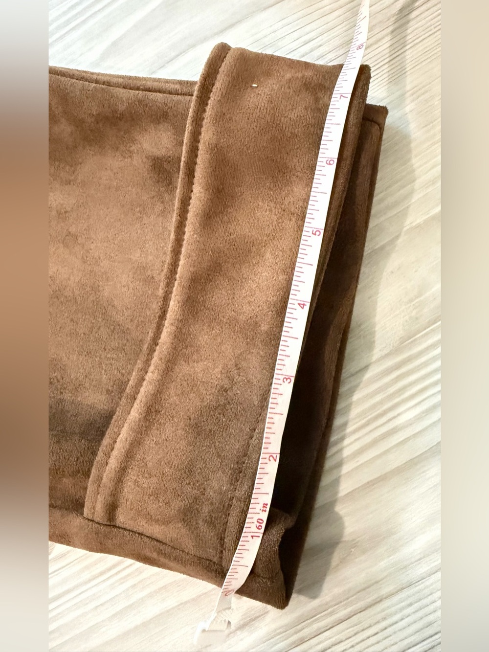 BNWT ZARA FAUX SUEDE JACKET, Gorgeous Brown / gold zip & snap buttons- Medium - Picture 15 of 17